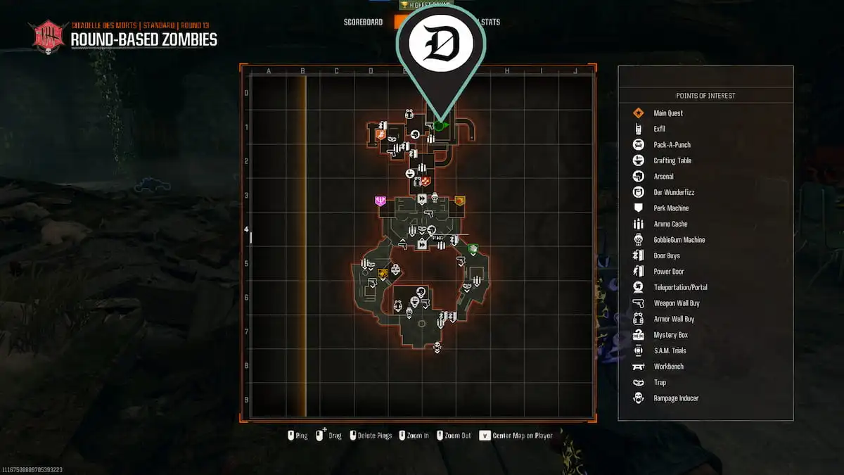 Knights location in Black Ops Zombies