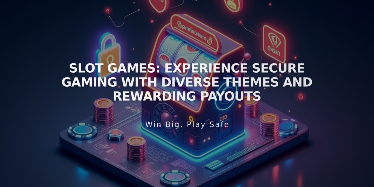 Slot Games: Experience Secure Gaming with Diverse Themes and Rewarding Payouts