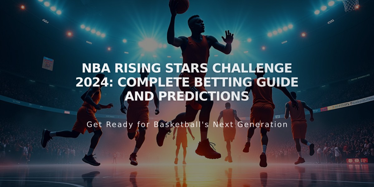 NBA Rising Stars Challenge 2024: Complete Betting Guide and Predictions