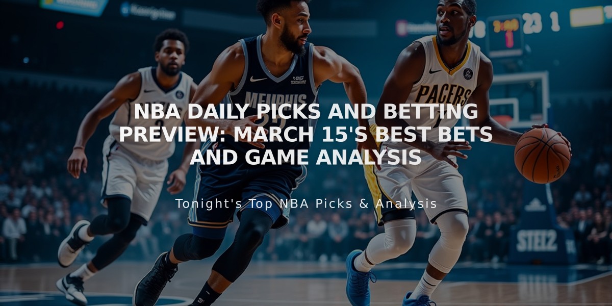 NBA Daily Picks and Betting Preview: March 15's Best Bets and Game Analysis