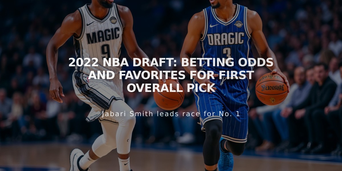 2022 NBA Draft: Betting Odds and Favorites for First Overall Pick