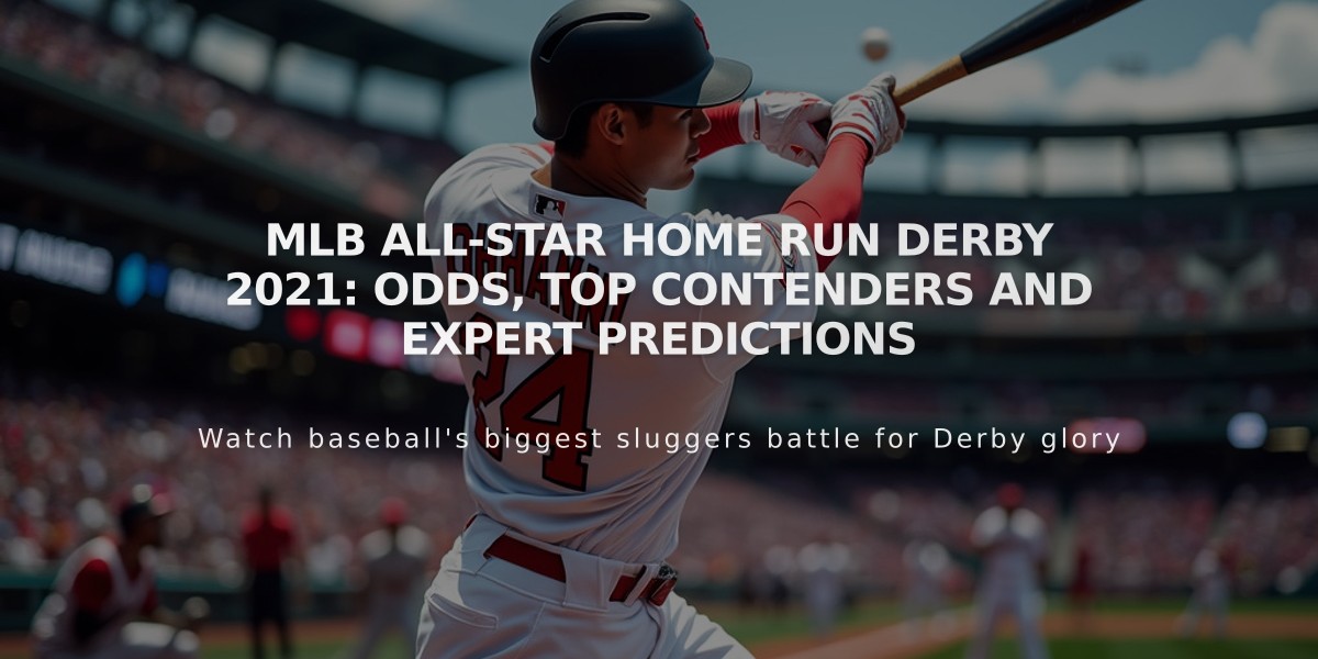 MLB All-Star Home Run Derby 2021: Odds, Top Contenders and Expert Predictions