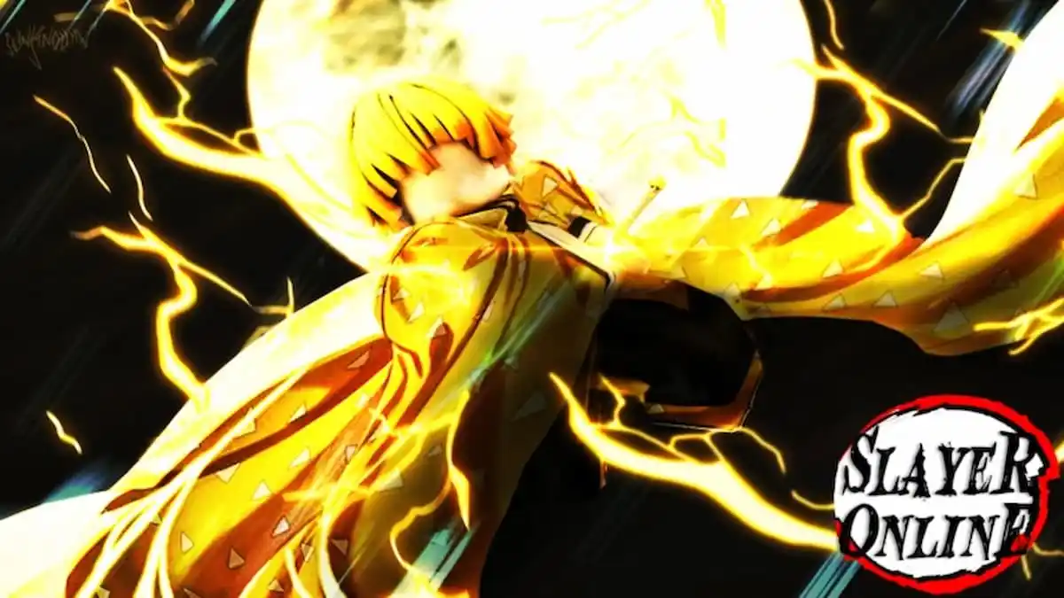 Slayer Online anime character lightning attack