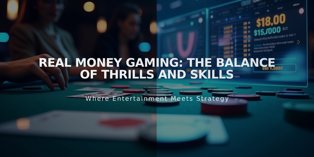 Real Money Gaming: The Balance of Thrills and Skills