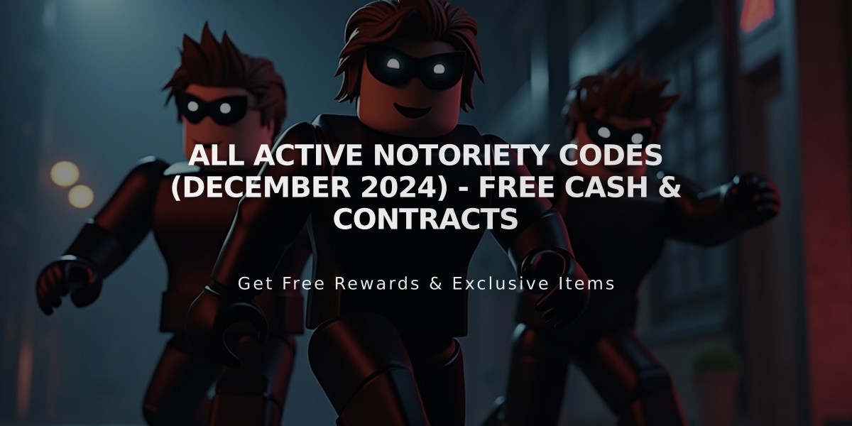 All Active Notoriety Codes (December 2024) - Free Cash & Contracts