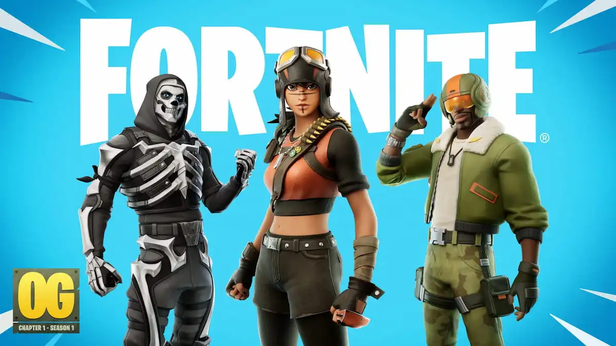 Original Fortnite character skins lineup