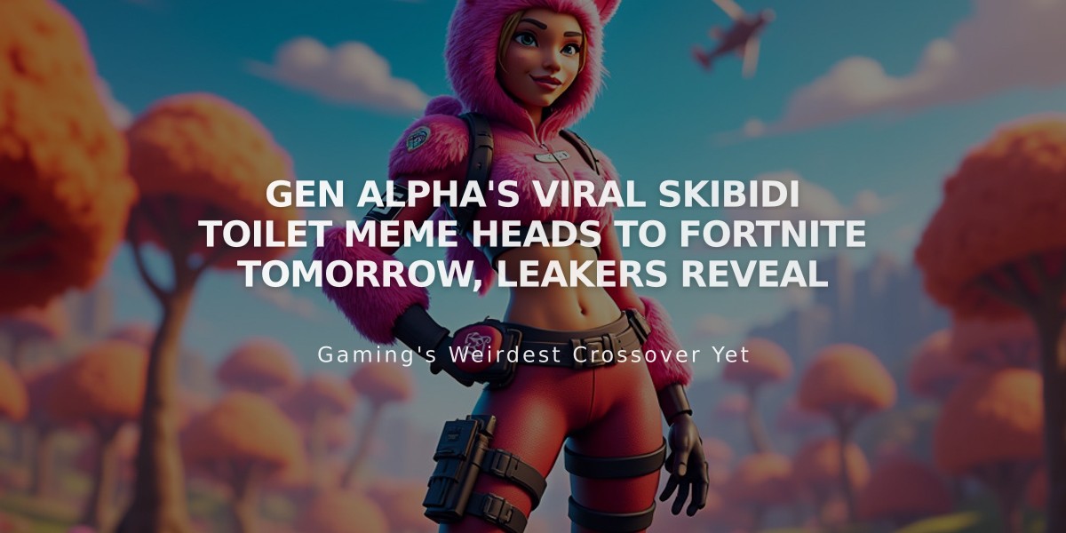 Gen Alpha's Viral Skibidi Toilet Meme Heads to Fortnite Tomorrow, Leakers Reveal