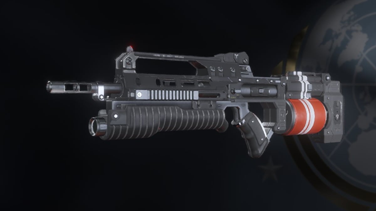 STA-52 assault rifle with red magazine