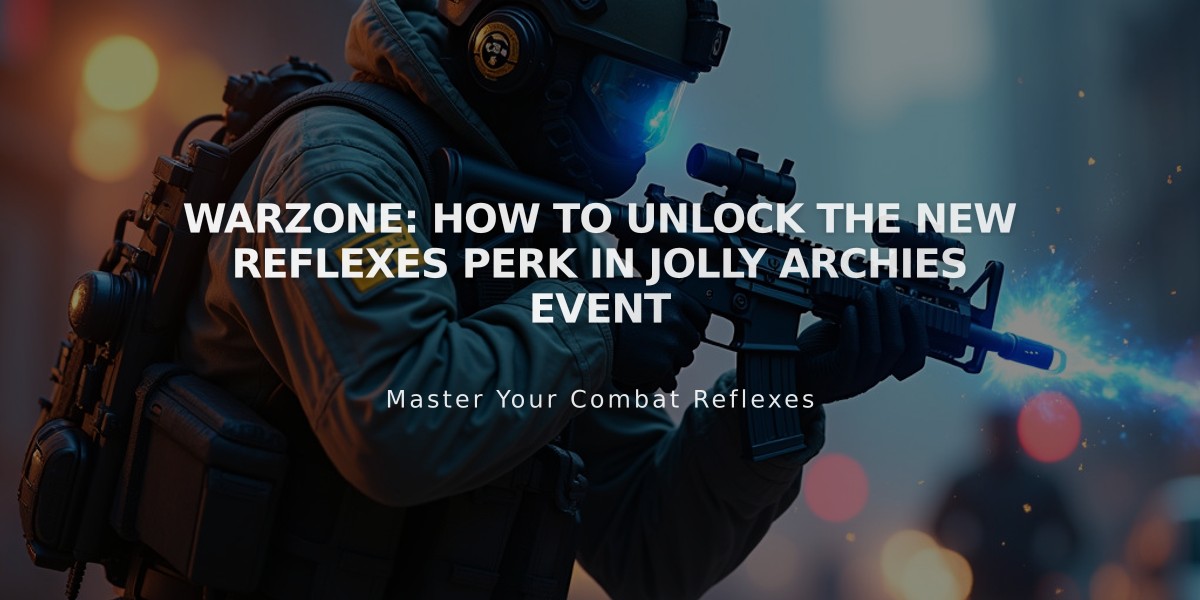 Warzone: How to Unlock the New Reflexes Perk in Jolly Archies Event