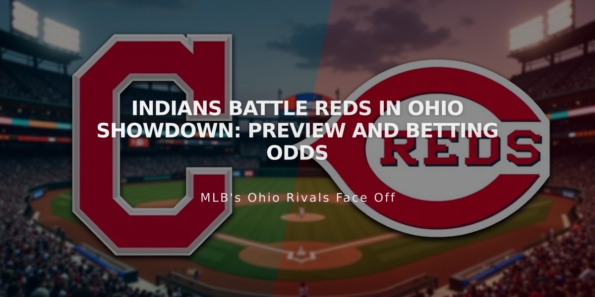 Indians Battle Reds in Ohio Showdown: Preview and Betting Odds