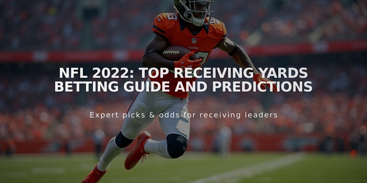 NFL 2022: Top Receiving Yards Betting Guide and Predictions