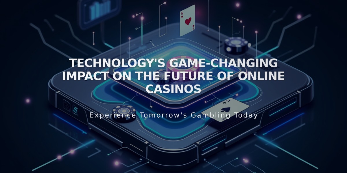 Technology's Game-Changing Impact on the Future of Online Casinos