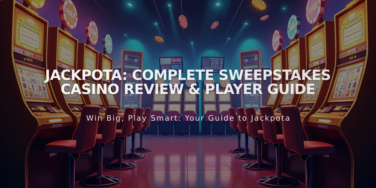 Jackpota: Complete Sweepstakes Casino Review & Player Guide