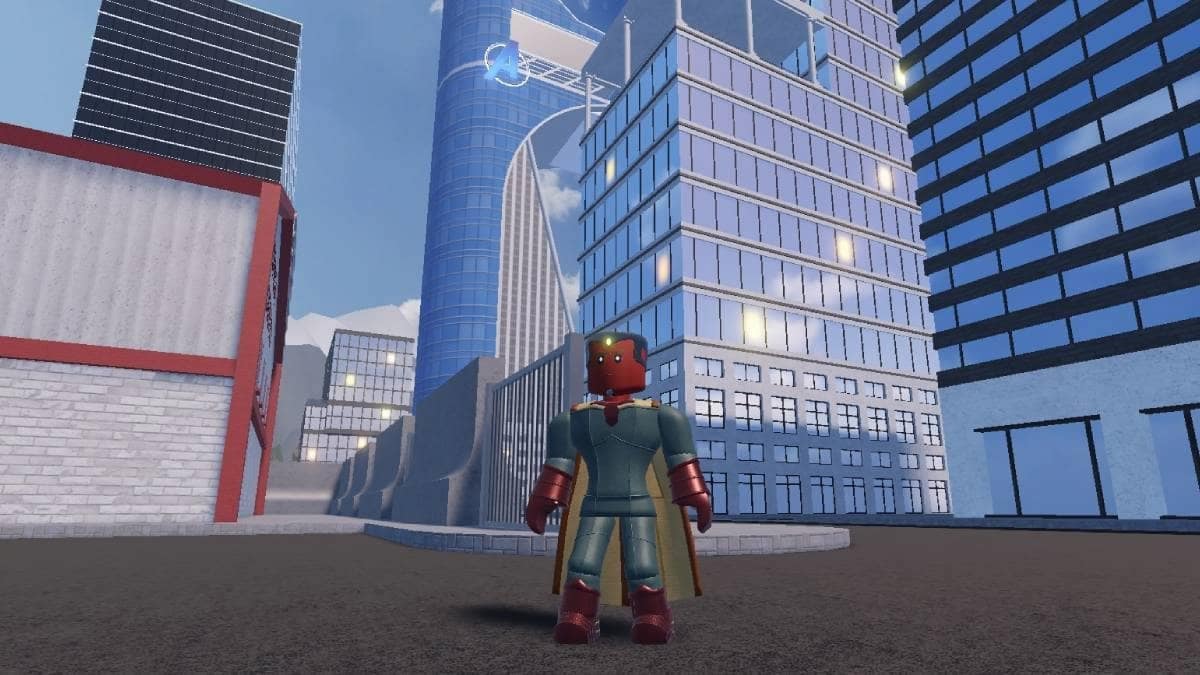 Marvel Omega futuristic city gameplay screenshot