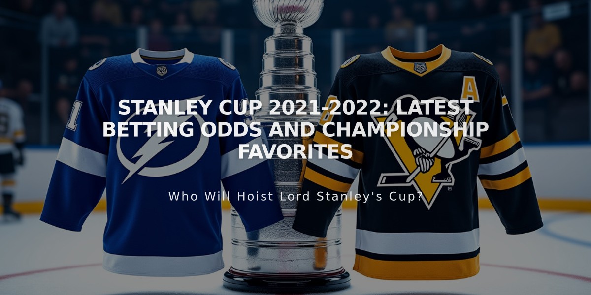 Stanley Cup 2021-2022: Latest Betting Odds and Championship Favorites