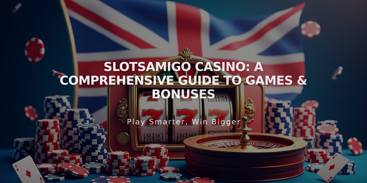 SlotsAmigo Casino: A Comprehensive Guide to Games & Bonuses