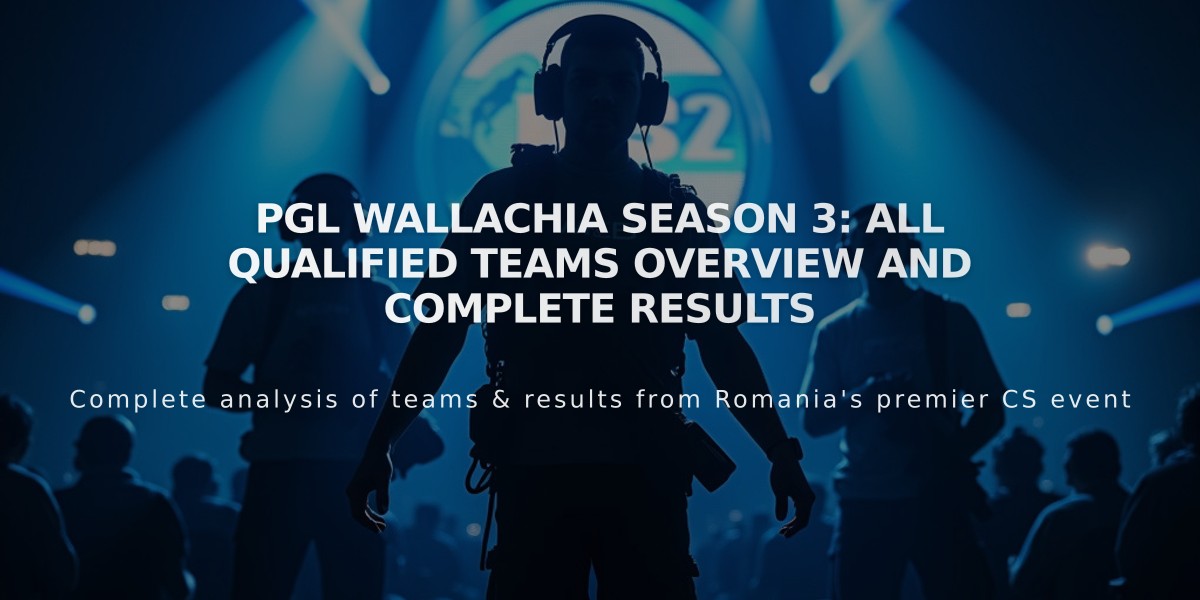 PGL Wallachia Season 3: All Qualified Teams Overview and Complete Results