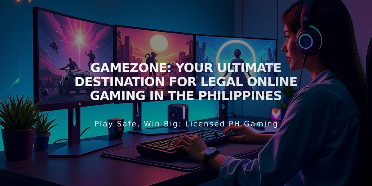 GameZone: Your Ultimate Destination for Legal Online Gaming in the Philippines