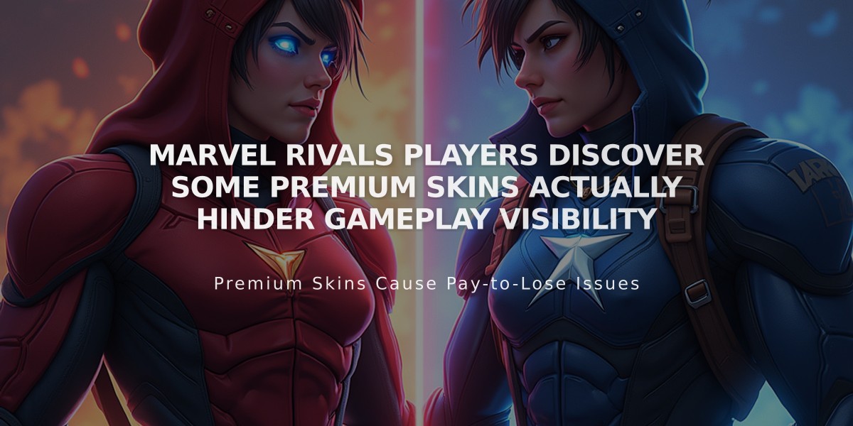 Marvel Rivals Players Discover Some Premium Skins Actually Hinder Gameplay Visibility