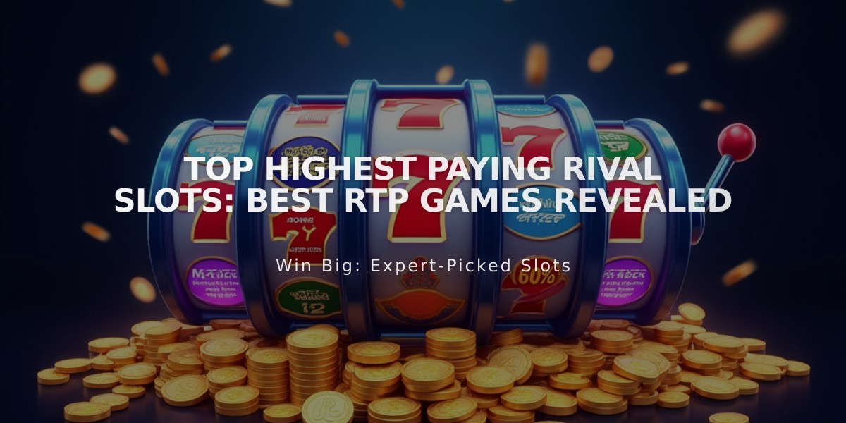 Top Highest Paying Rival Slots: Best RTP Games Revealed