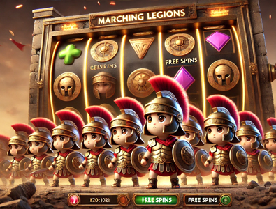 Roman legions themed slot machine