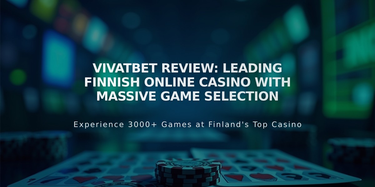 VivatBet Review: Leading Finnish Online Casino with Massive Game Selection