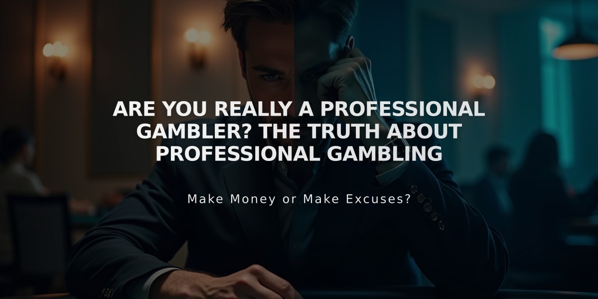 Are You Really a Professional Gambler? The Truth About Professional Gambling