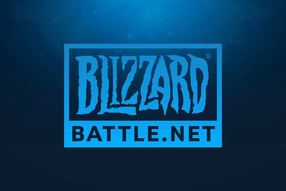 Blizzard Battle.net logo on blue background