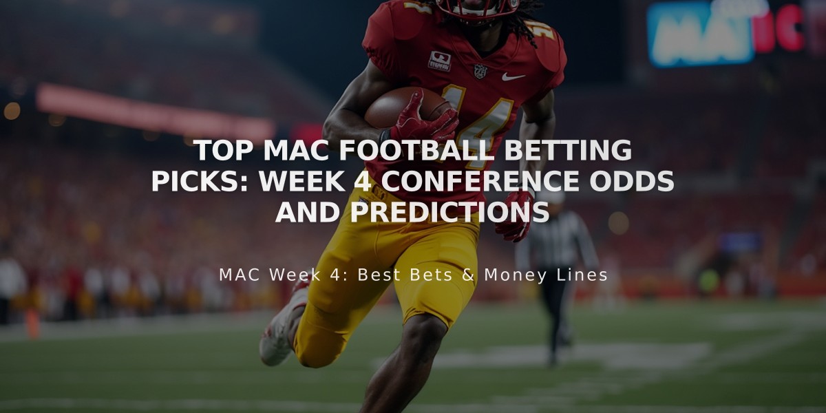 Top MAC Football Betting Picks: Week 4 Conference Odds and Predictions