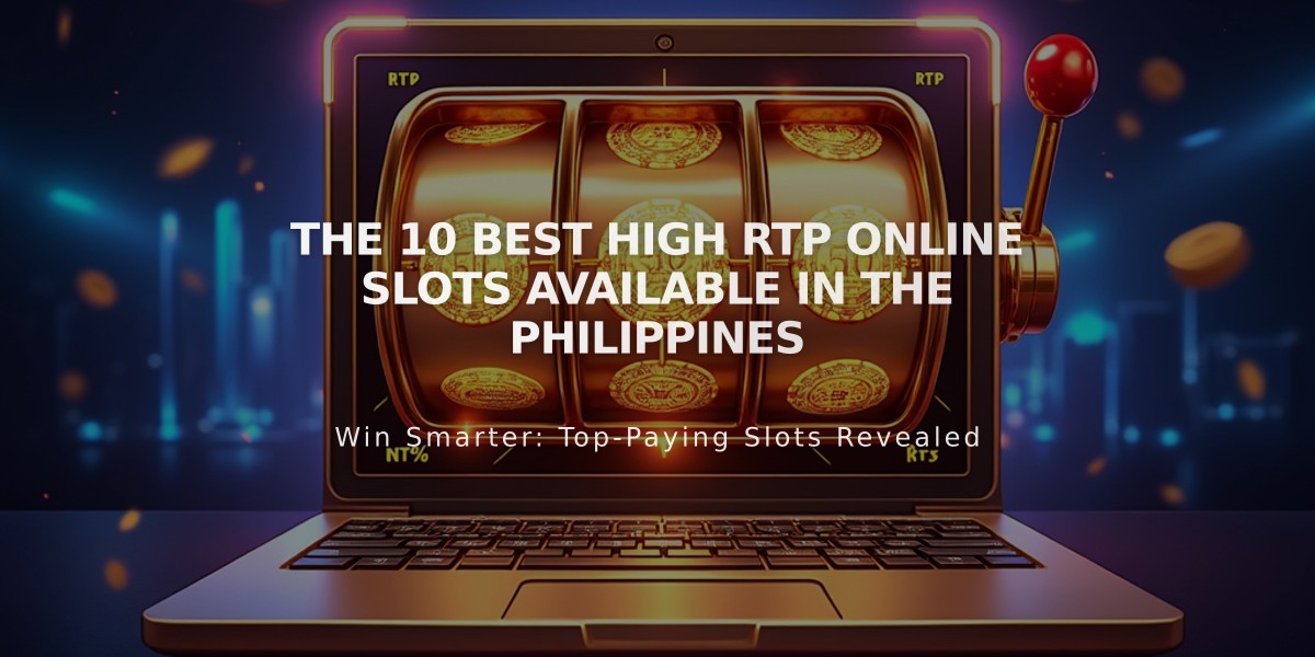 The 10 Best High RTP Online Slots Available in the Philippines