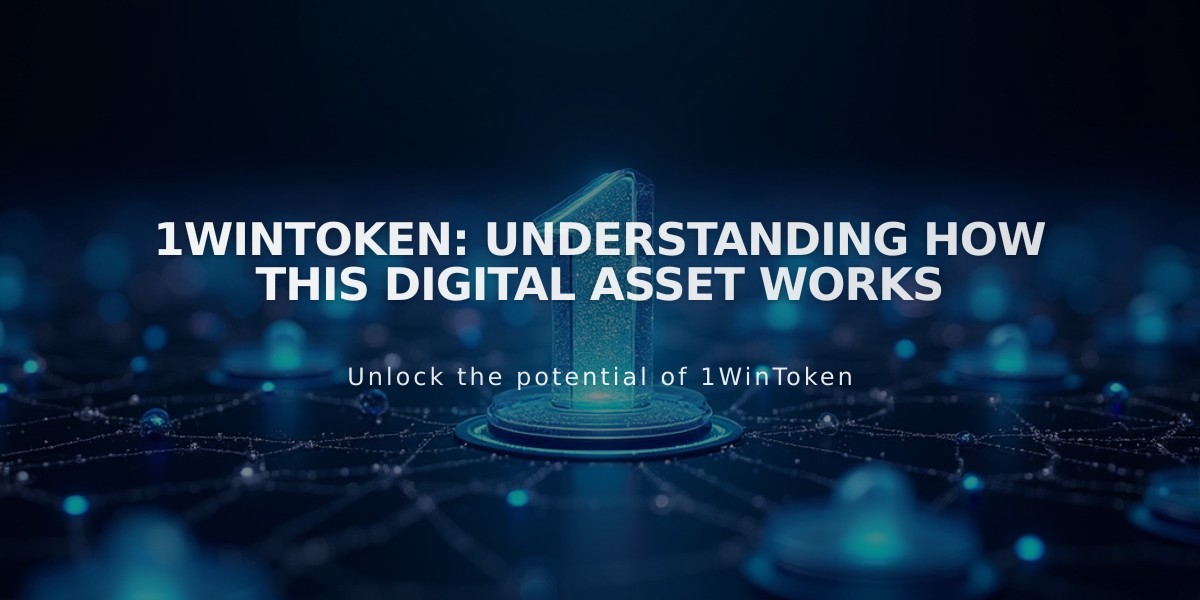 1WinToken: Understanding How This Digital Asset Works