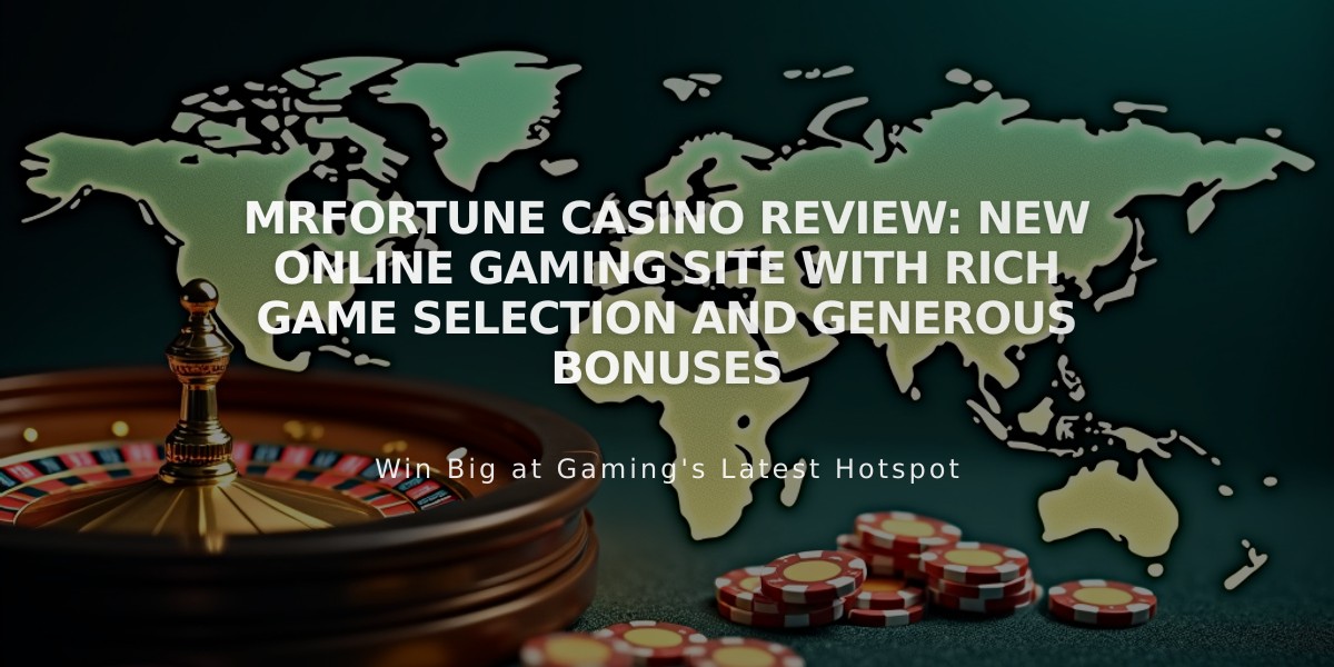 MrFortune Casino Review: New Online Gaming Site with Rich Game Selection and Generous Bonuses