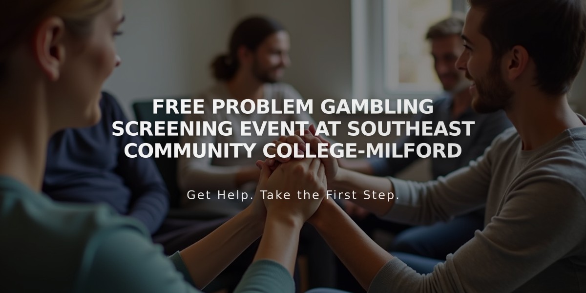 Free Problem Gambling Screening Event at Southeast Community College-Milford