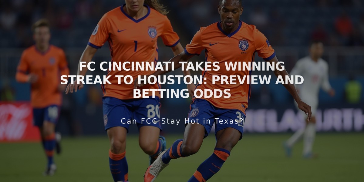 FC Cincinnati Takes Winning Streak to Houston: Preview and Betting Odds