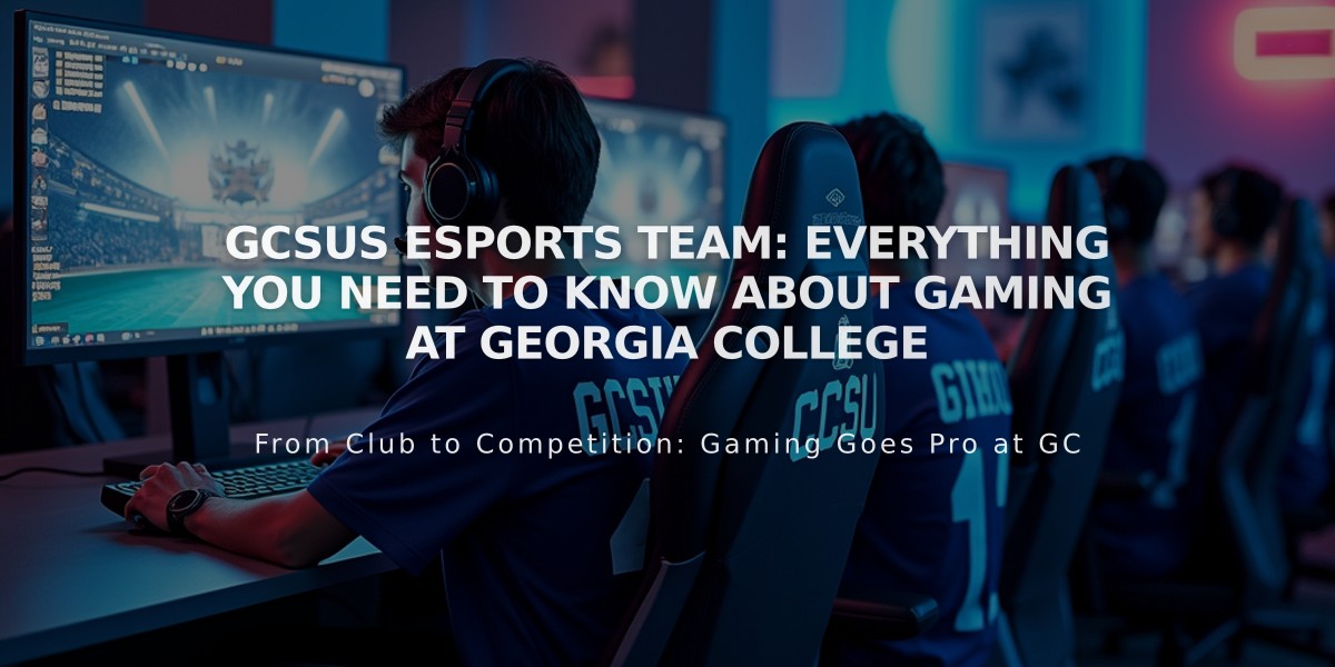 GCSUs Esports Team: Everything You Need to Know About Gaming at Georgia College