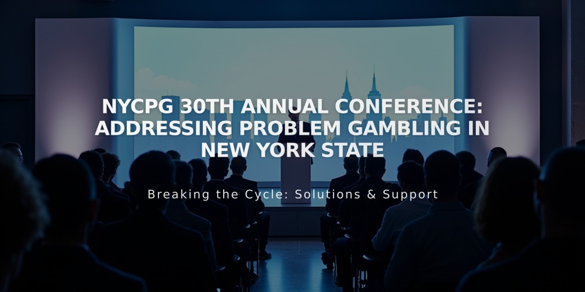 NYCPG 30th Annual Conference: Addressing Problem Gambling in New York State