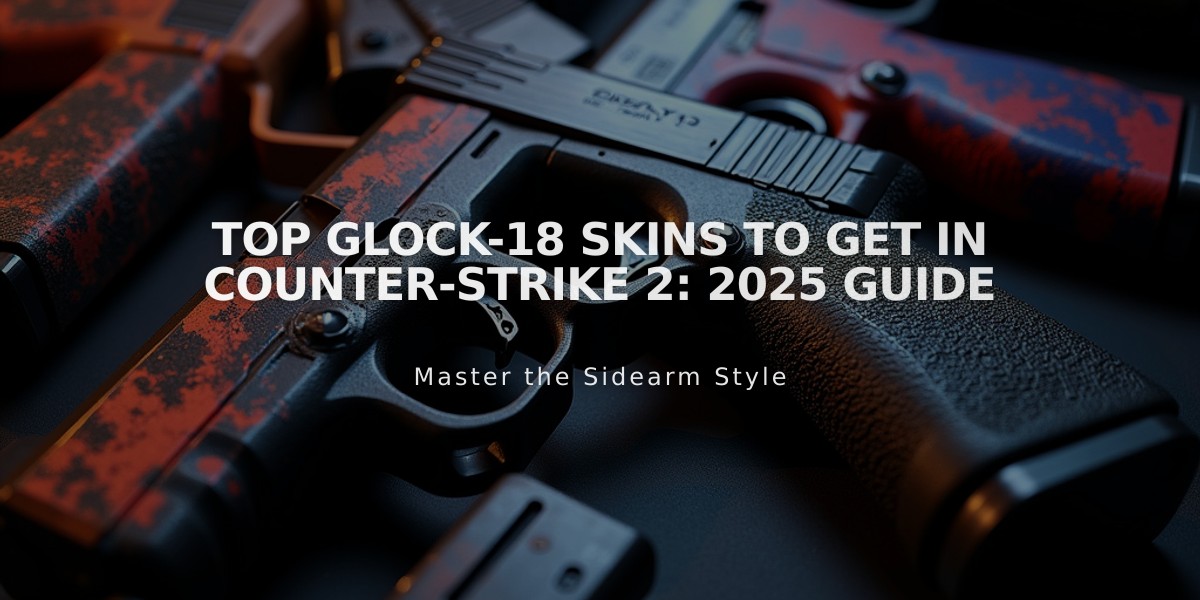 Top Glock-18 Skins to Get in Counter-Strike 2: 2025 Guide