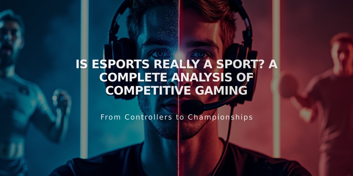 Is Esports Really a Sport? A Complete Analysis of Competitive Gaming