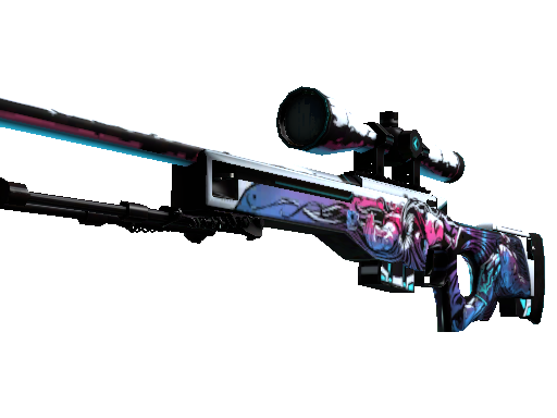 Pink camo AWP rifle