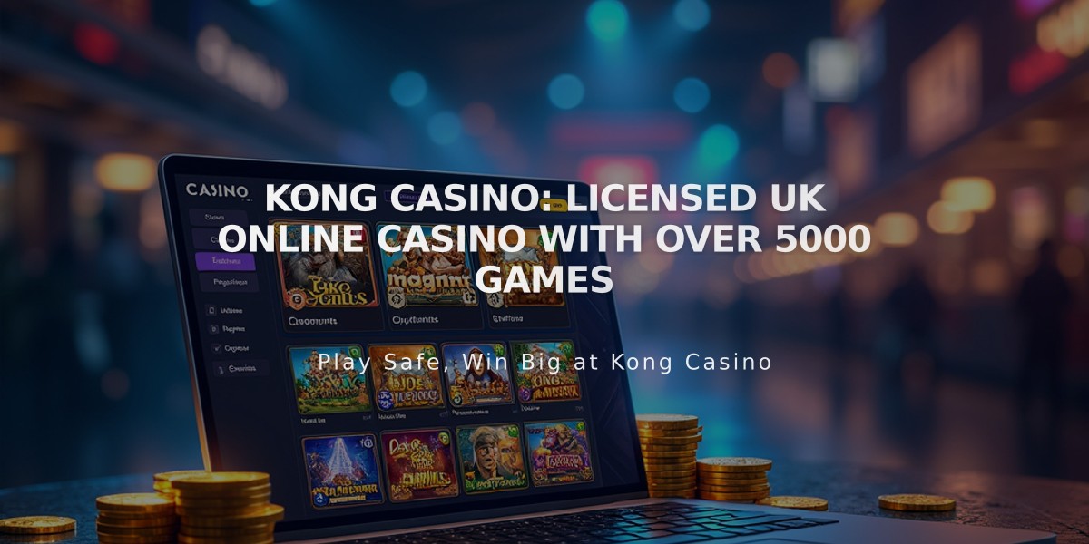 Kong Casino: Licensed UK Online Casino with Over 5000 Games